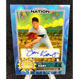 2025 Jim Kaat 3/3 Auto Saturday in the Park Minnesota Twins Hall of Famer